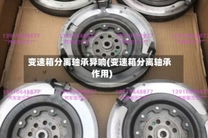 变速箱分离轴承异响(变速箱分离轴承作用)