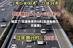 确定了!高速免费共9天(高速免费几天免费)