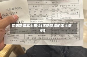 沈阳新增本土确诊(沈阳新增的本土病例)