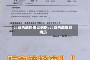北京西城区确诊病例/北京西城确诊病历