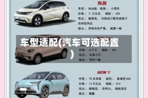 车型适配(汽车可选配置)