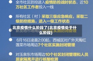 北京疫情什么阶段了(北京疫情处于什么阶段)