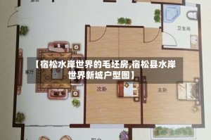 【宿松水岸世界的毛坯房,宿松县水岸世界新城户型图】