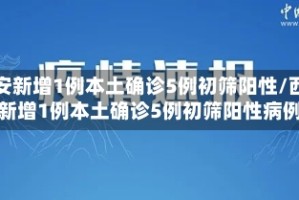西安新增1例本土确诊5例初筛阳性/西安新增1例本土确诊5例初筛阳性病例