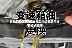 自动挡换变速箱油(自动挡换变速箱油要换滤芯吗)
