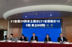 31省增29例本土确诊(31省增确诊103例 本土88例)