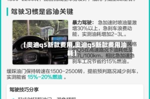 【奥迪q5新款费用,奥迪q5新款费用油耗】