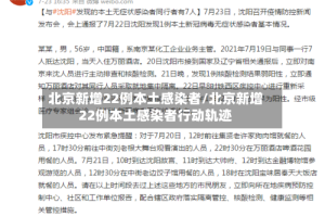 北京新增22例本土感染者/北京新增22例本土感染者行动轨迹