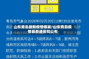 山东青岛最新疫情爆发/山东青岛疫情最新通报和公布
