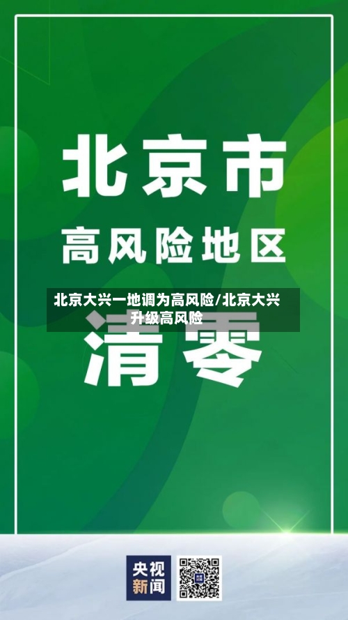 北京大兴一地调为高风险/北京大兴升级高风险-第3张图片