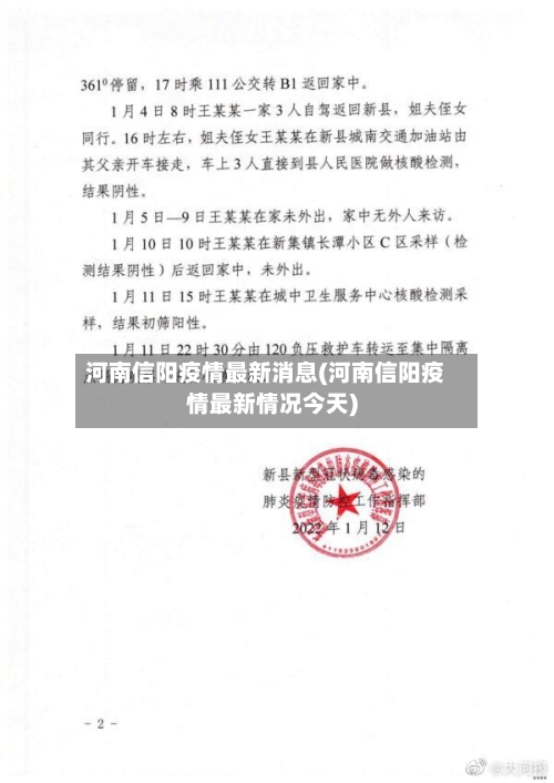 河南信阳疫情最新消息(河南信阳疫情最新情况今天)-第3张图片