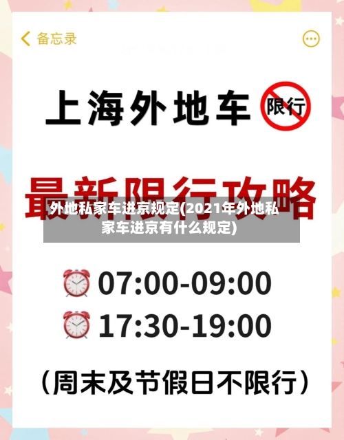 外地私家车进京规定(2021年外地私家车进京有什么规定)-第3张图片