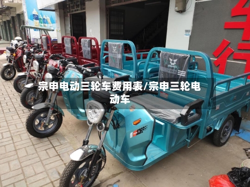 宗申电动三轮车费用表/宗申三轮电动车-第2张图片
