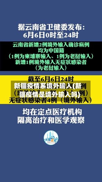 新疆疫情系境外输入(新疆疫情是境外输入吗)-第2张图片