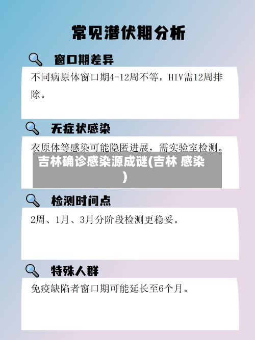 吉林确诊感染源成谜(吉林 感染)-第2张图片