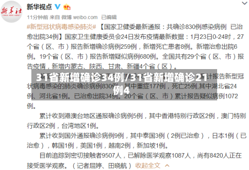 31省新增确诊34例/31省新增确诊21例4-第1张图片