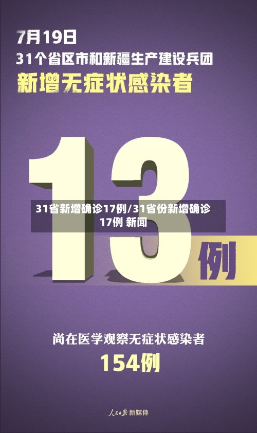 31省新增确诊17例/31省份新增确诊17例 新闻-第1张图片