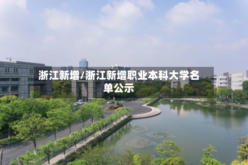 浙江新增/浙江新增职业本科大学名单公示-第3张图片