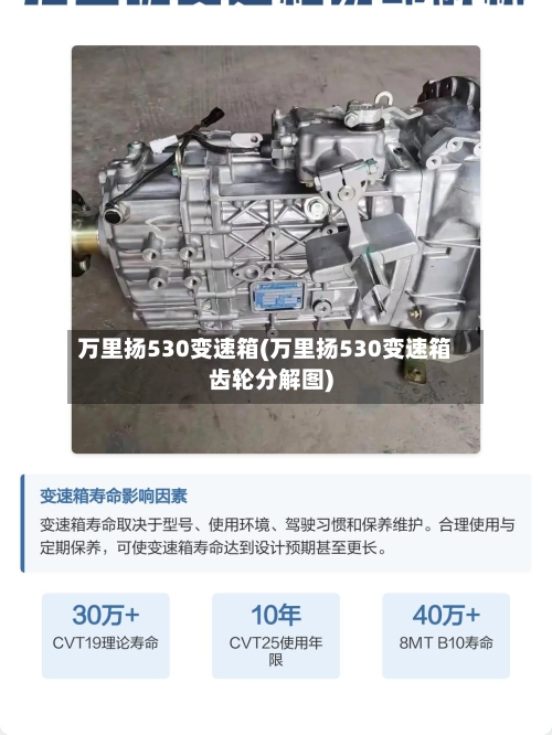 万里扬530变速箱(万里扬530变速箱齿轮分解图)-第1张图片