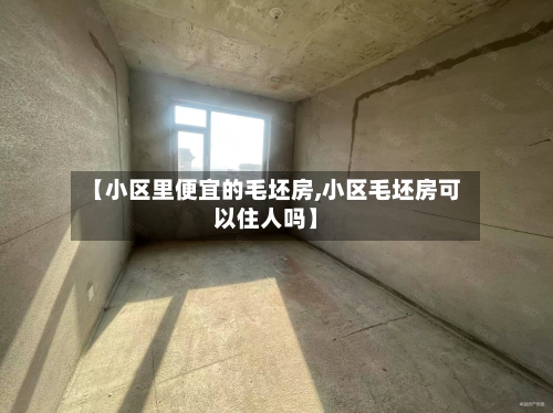 【小区里便宜的毛坯房,小区毛坯房可以住人吗】-第1张图片