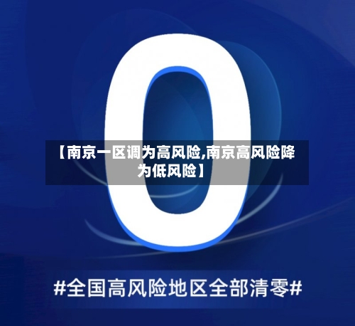 【南京一区调为高风险,南京高风险降为低风险】-第2张图片