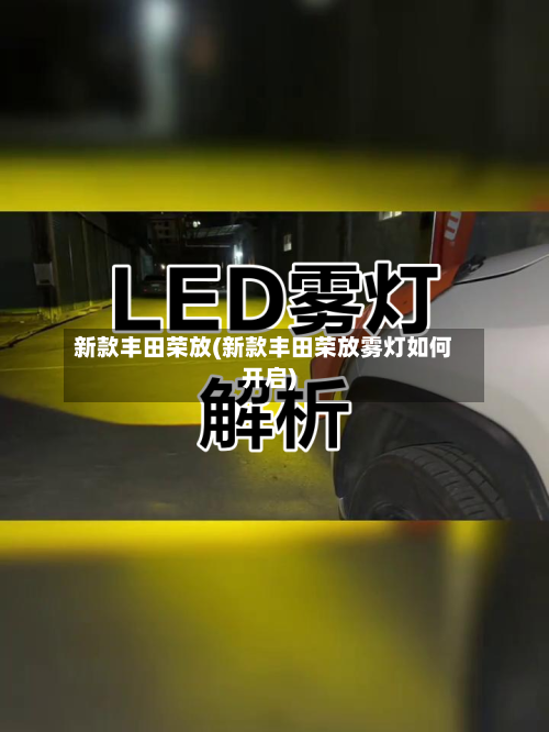 新款丰田荣放(新款丰田荣放雾灯如何开启)-第3张图片