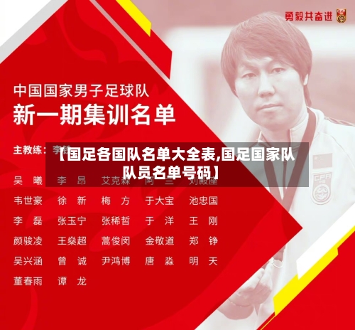 【国足各国队名单大全表,国足国家队队员名单号码】-第3张图片